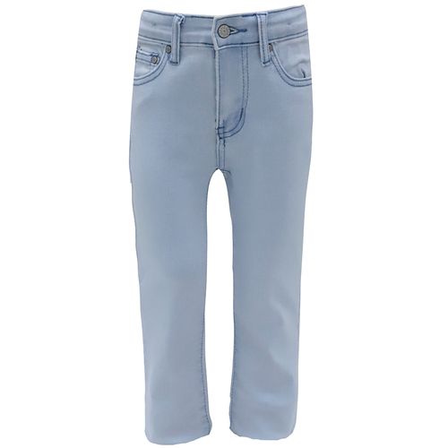 Jeans celeste sólido para niña