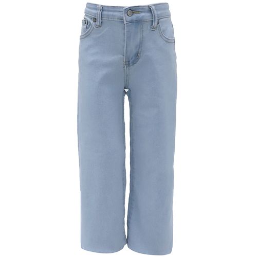 Jeans celeste sólido para niña