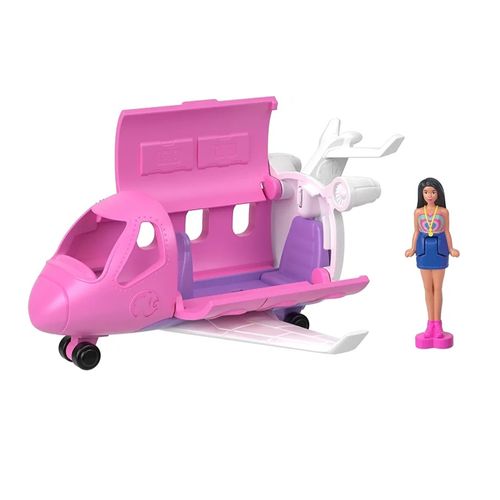 Barbie land mini vehículos con muñecas y accesorios