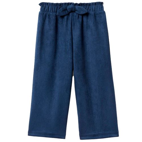 Pantalón azul sólido para niña