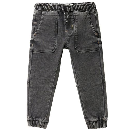 Pantalón gris lavado para niño