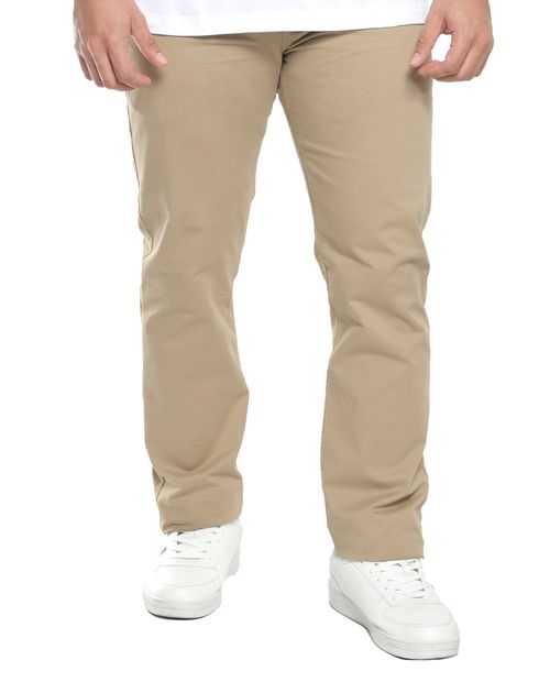 Pantalón chino Nautica khaki sólido para hombre