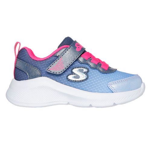 Zapato deportivo Skechers azul para niña bebé