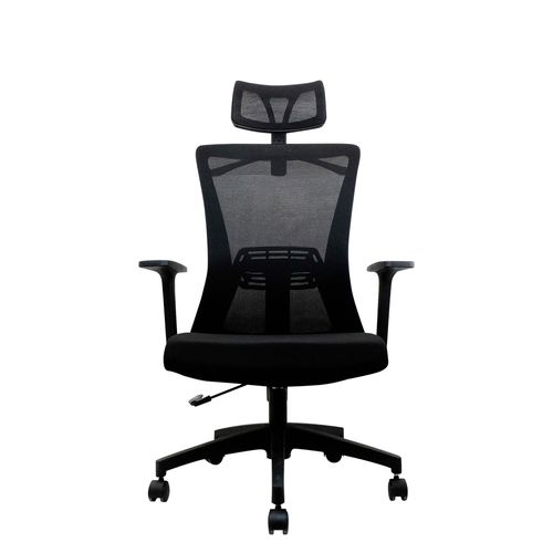 Silla De Oficina Ergonomica Fantech negra