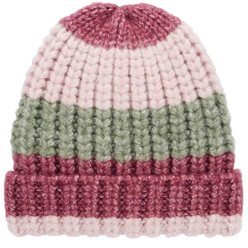 Gorro multicolor a rayas para niña