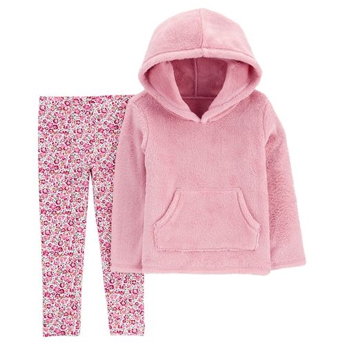 Conjunto de 2 piezas multicolor con estampado de flores para bebé niña