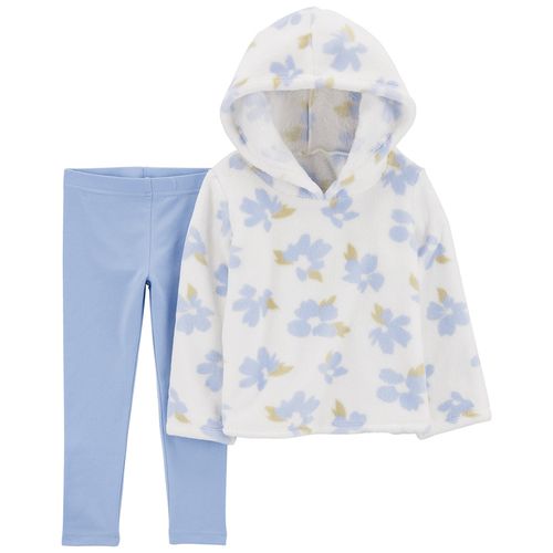 Conjunto de 2 piezas bicolor con estampado de flores para bebé niña