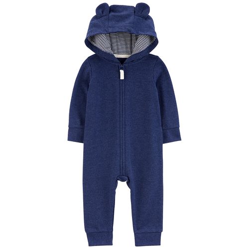 Jumpsuit azul sólido para bebé niño