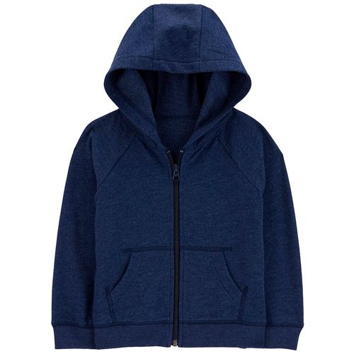 Sudadera azul sólido para bebé niño