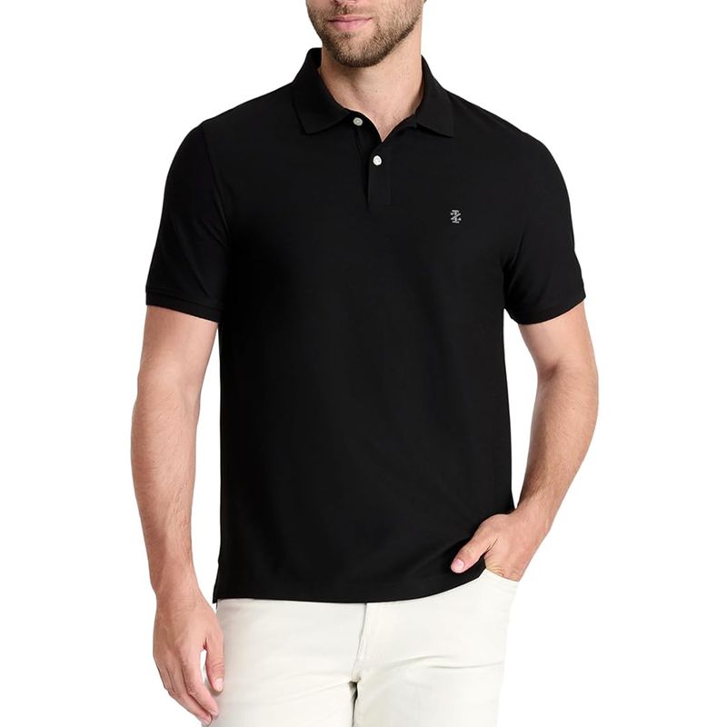 Camisas polo negras hombre on sale