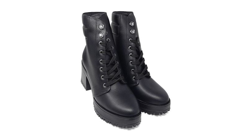 Bota casual Sabrina color negro para mujer