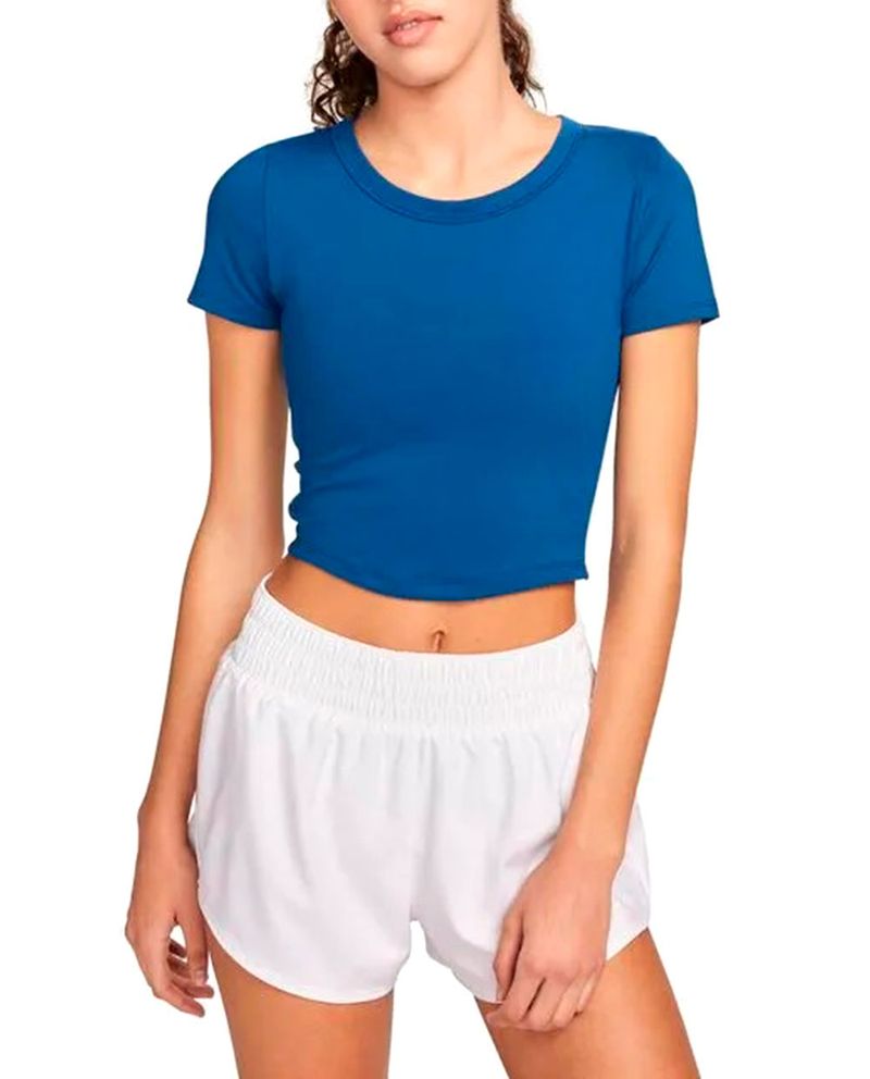 104708801-Camiseta-crop-deportiva-Nike-azul-solida-para-mujer