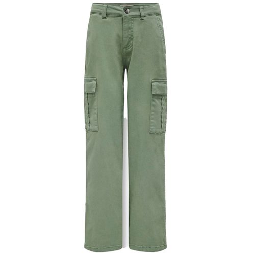 Pantalón verde sólido para niña