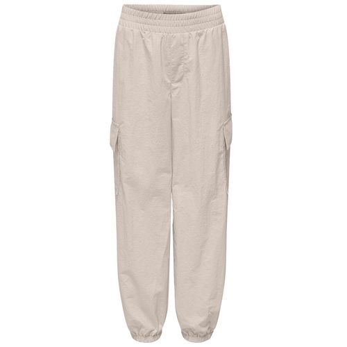 Pantalón beige sólido para niña