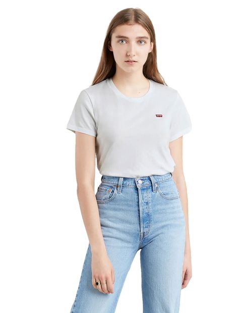 Camiseta Levi's blanca manga corta para mujer