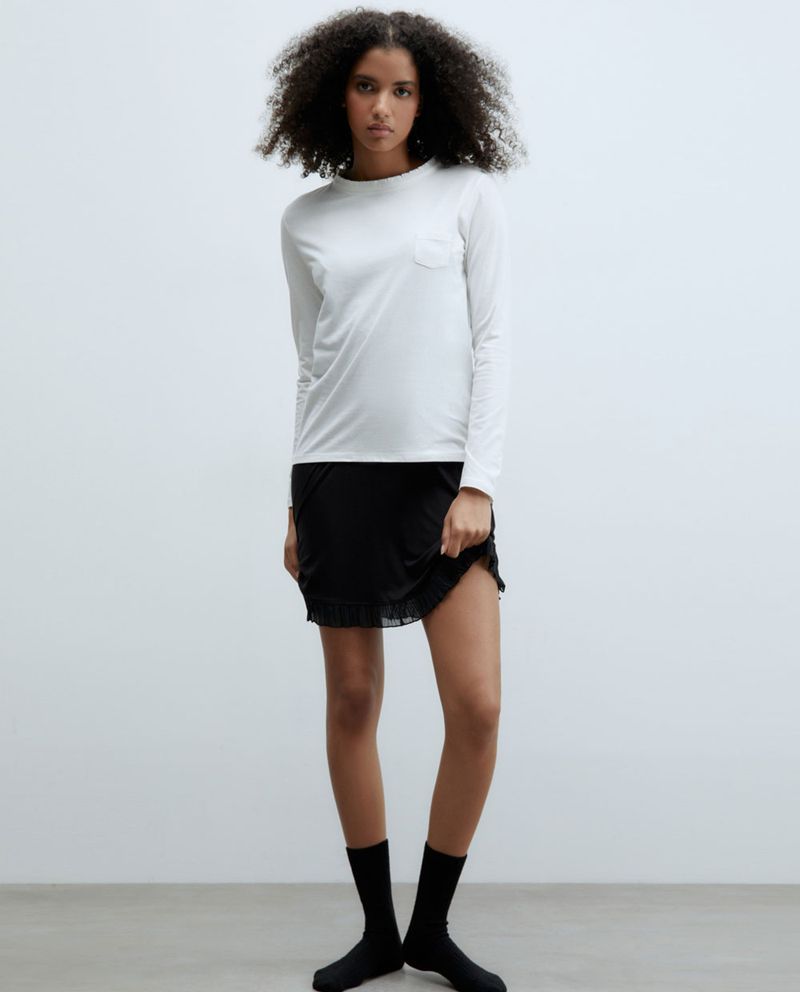 104738144-Camiseta-de-pijama-Sfera-blanca-manga-larga-para-mujer