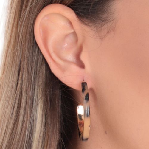 Aretes cortos en resina para mujer