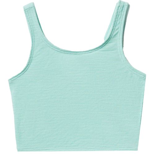 Blusa verde sólido para niña