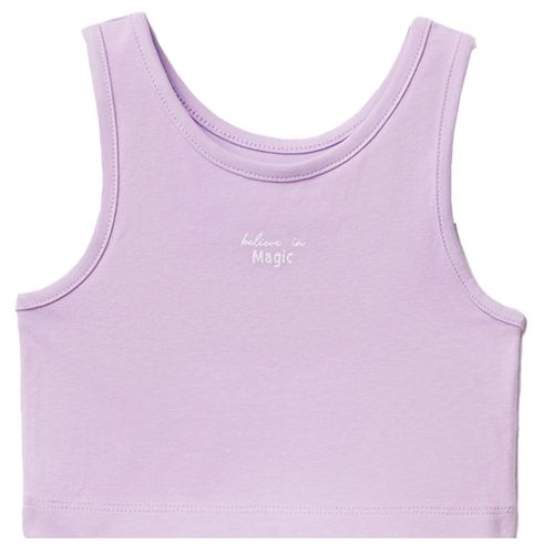 Blusa morada sólido para niña