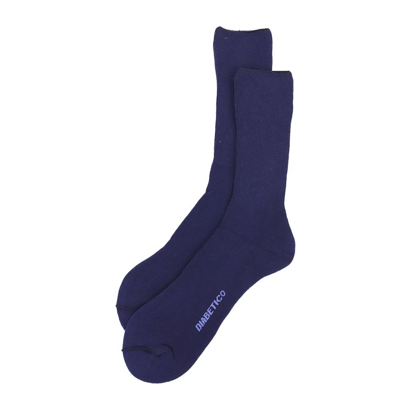491838700000-1-Par-de-calcetines-para-diabéticos-Piero-Butti-azul-oscuro-solidos-para-hombre