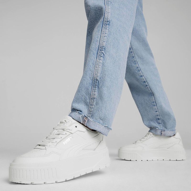 Zapato casual Puma color blanco para mujer