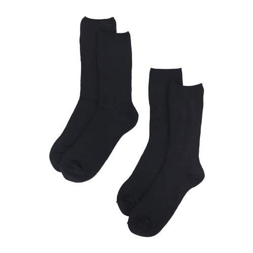Pack de 2 pares de calcetines para diabéticos Piero Butti negros para hombre