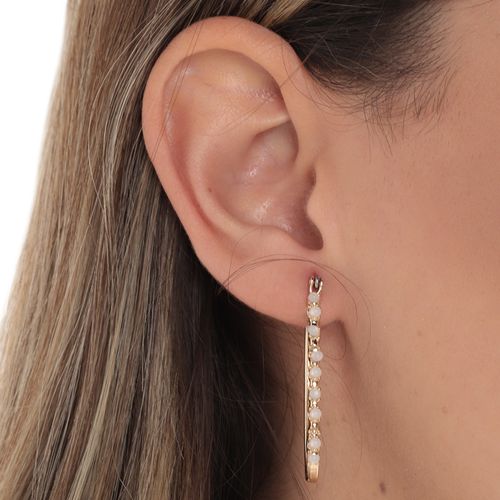 Argollas en doradas para mujer