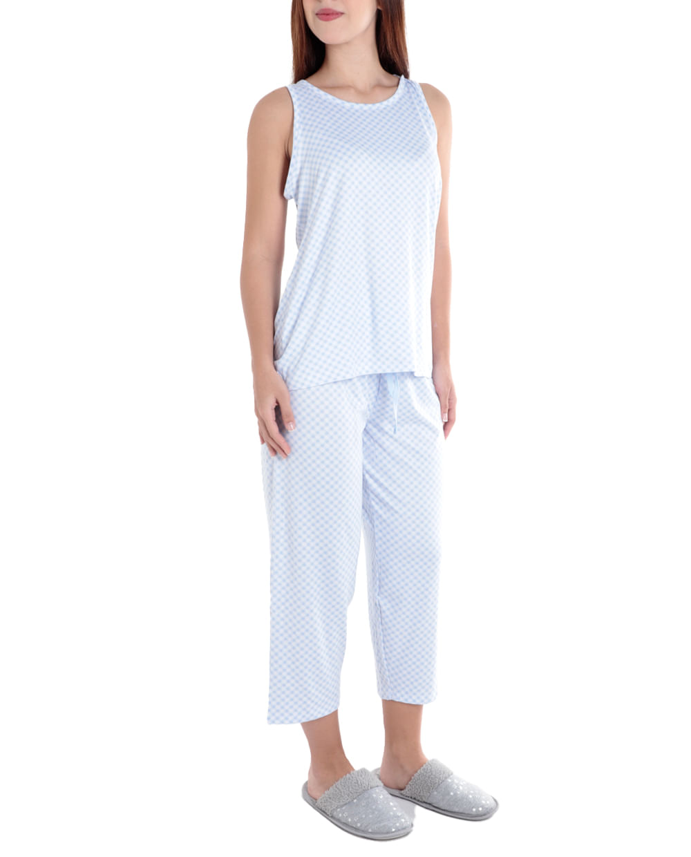 Pijama con pantalón Rene Rofe estampada para mujer - Siman El Salvador