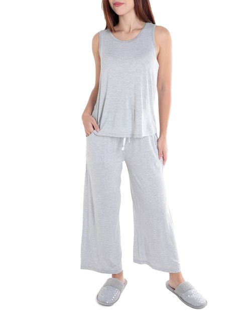 Pijama con pantalón Rene Rofe rayada para mujer