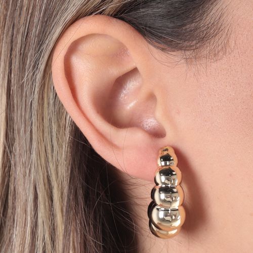 Aretes dorado para mujer
