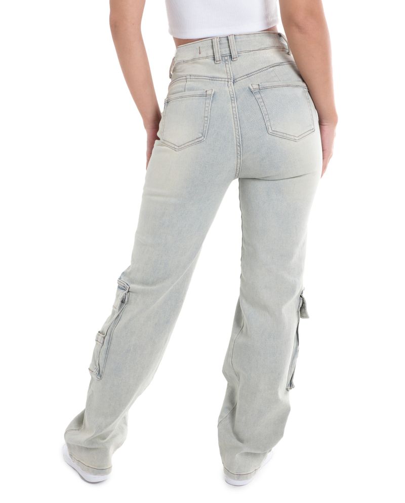 104667104-Jeans-Most-Wanted-cargo-lavado-claro-de-cintura-alta-para-mujer