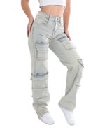 104667104-Jeans-Most-Wanted-cargo-lavado-claro-de-cintura-alta-para-mujer