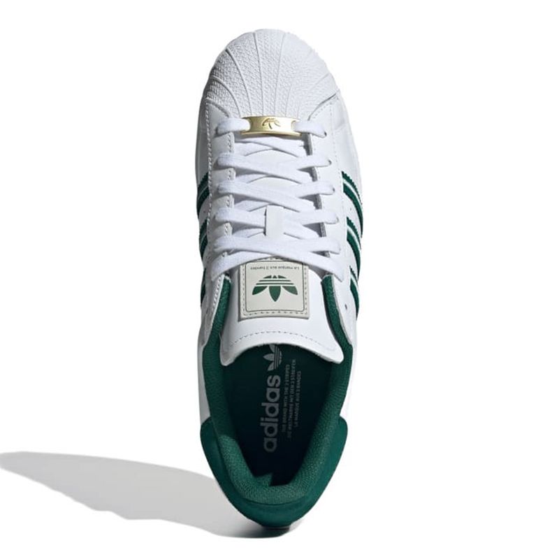 Zapato Adidas Originals Superstar casual blanco verde para hombre Siman Costa Rica