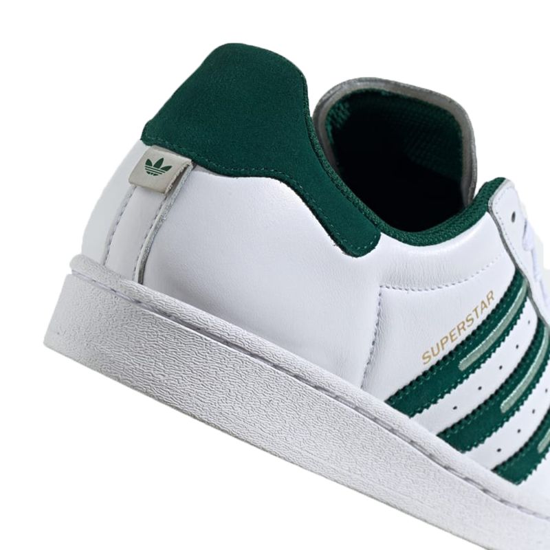 Zapato Adidas Originals Superstar casual blanco verde para hombre Siman Costa Rica