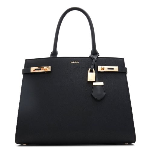 Cartera satchel Aldo color negro para mujer
