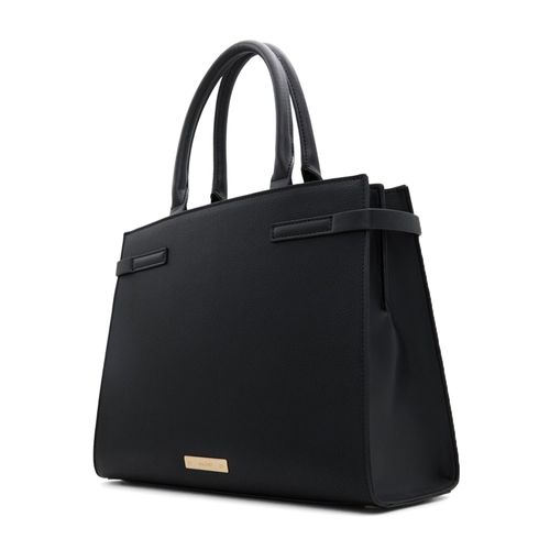 Cartera satchel Aldo color negro para mujer