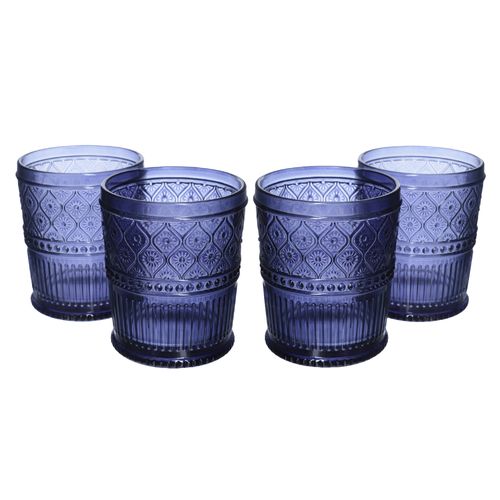 Set de 4 vasos del rosa