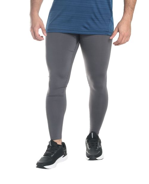 Malla deportiva Teammate de compresión gris sólido para hombre