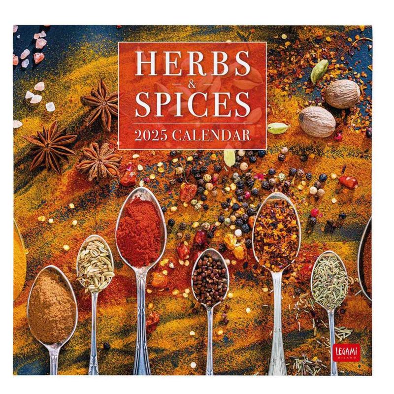 Calendario De Pared Herbs And Spices 2025 (Cal250014) Siman El Salvador