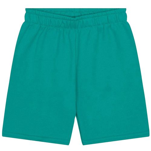 Short verde sólido para niño
