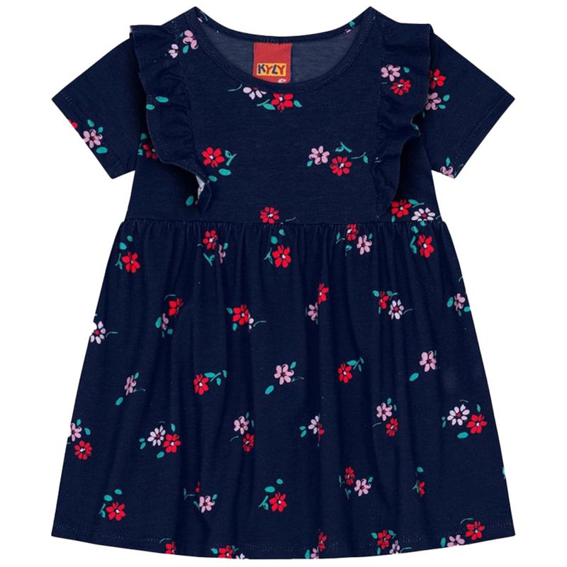 104660761-Vestido-azul-con-estampado-de-flores-para-niña