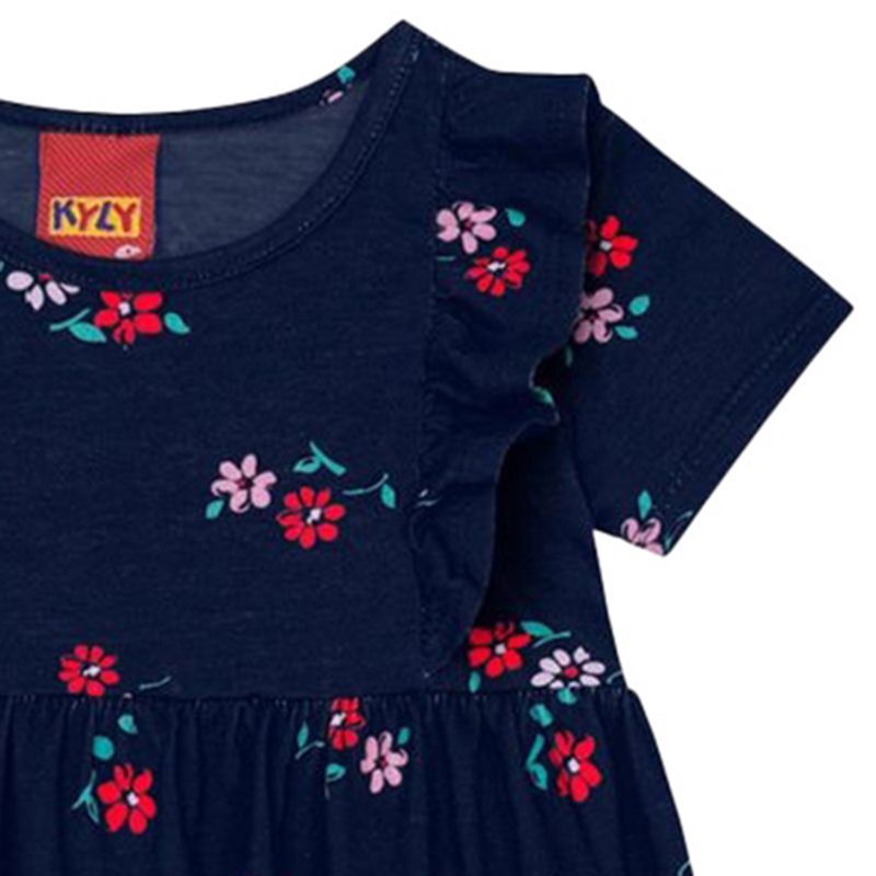104660761-Vestido-azul-con-estampado-de-flores-para-niña