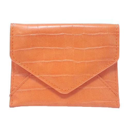Tarjetero Sabrina naranja para mujer