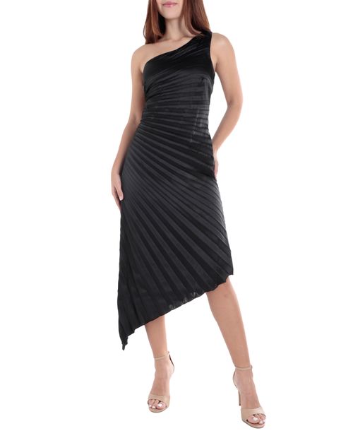 Vestido bebe midi negro sin mangas para mujer