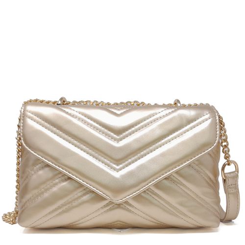 Cartera crossbody Sabrina color dorado para mujer