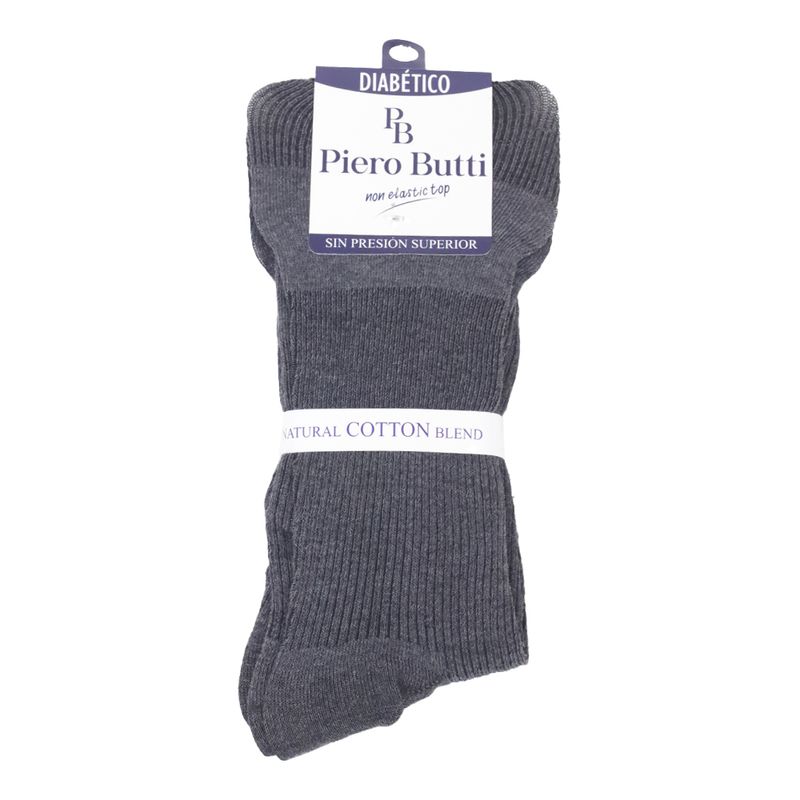 491839500005-Par-de-calcetines-para-diabeticos-Piero-Butti-gris-oscuro-para-hombre