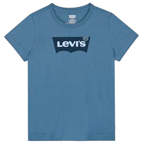 Camiseta azul con estampado para niño