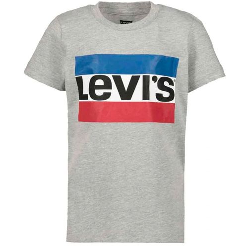 Camiseta gris con estampado para niño