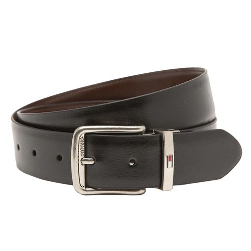 Cinturón reversible Tommy Hilfiger café y negro para hombre
