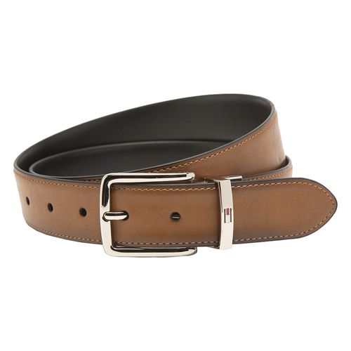 Cinturón reversible Tommy Hilfiger tan y negro para hombre